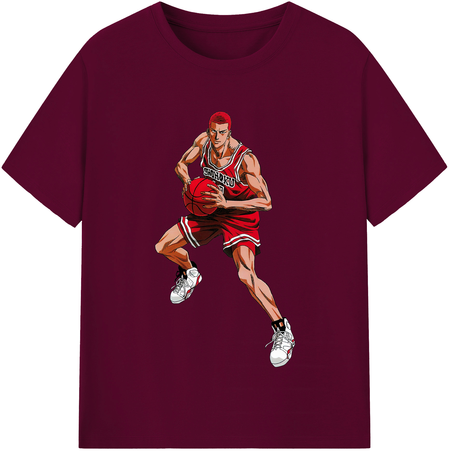（画像用） SLAM DUNK／スラムダンク レディースカジュアルプリントTシャツ（綿100％）
